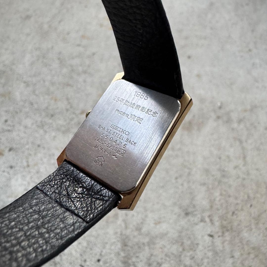 【新品電池】seiko dolce tank ヴィンテージ 稼働品 美品