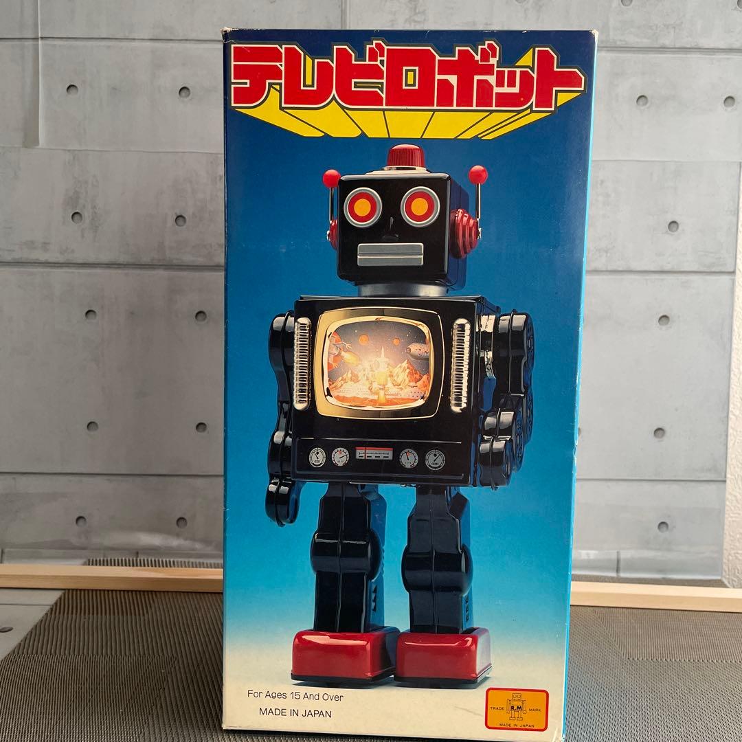 新品保管品・美品です。メタルハウステレビロボット日本製　箱付きお買い得です。
