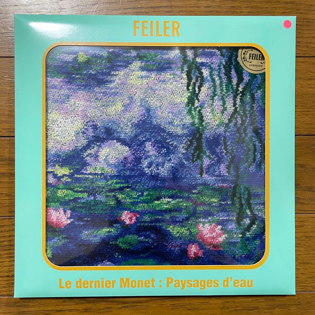 フェイラー モネ 睡蓮のとき コラボ 限定 ピンク FEILER ハンカチモネ