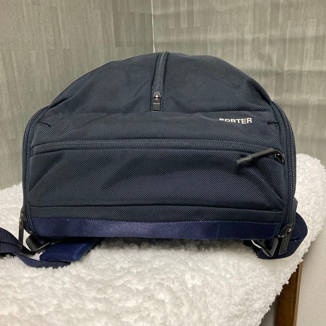 ポーター 3WAY オーバーナイト ブリーフケース　ネイビー PORTER