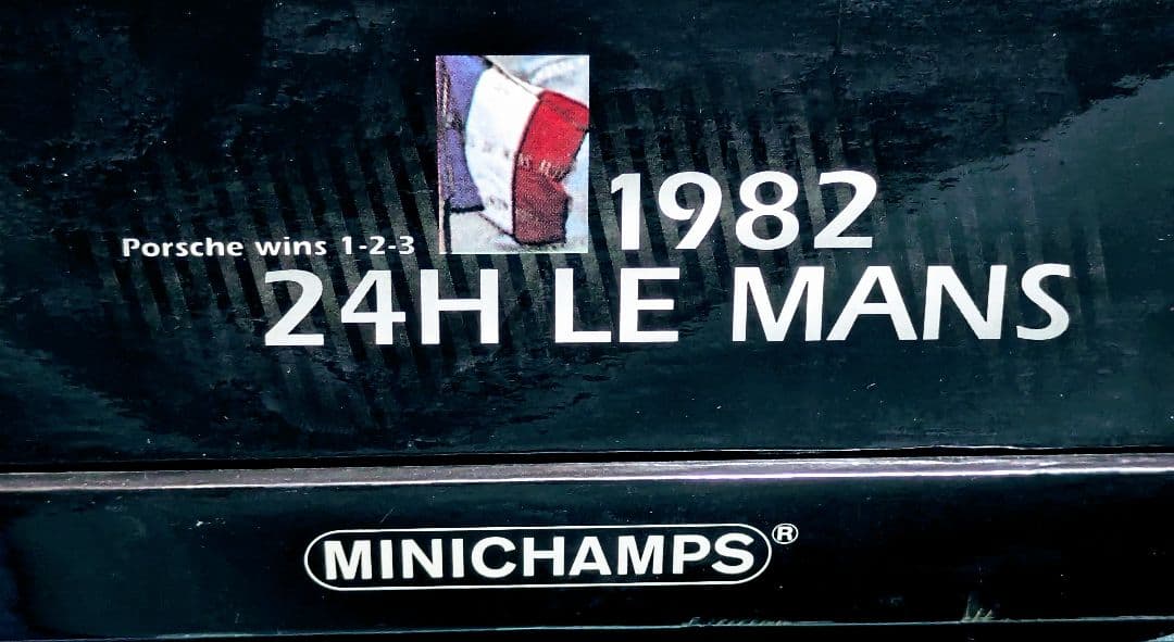 貴重本体未使用ミニチャンプス特製ル・マンポルシェ９５６Ｌ１位〜３位を３台1/43