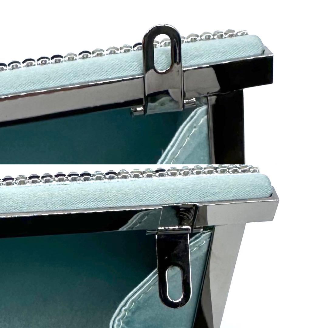 極美品✨スワロフスキー ビジュー イヴニングバッグ 2way クラッチバッグ