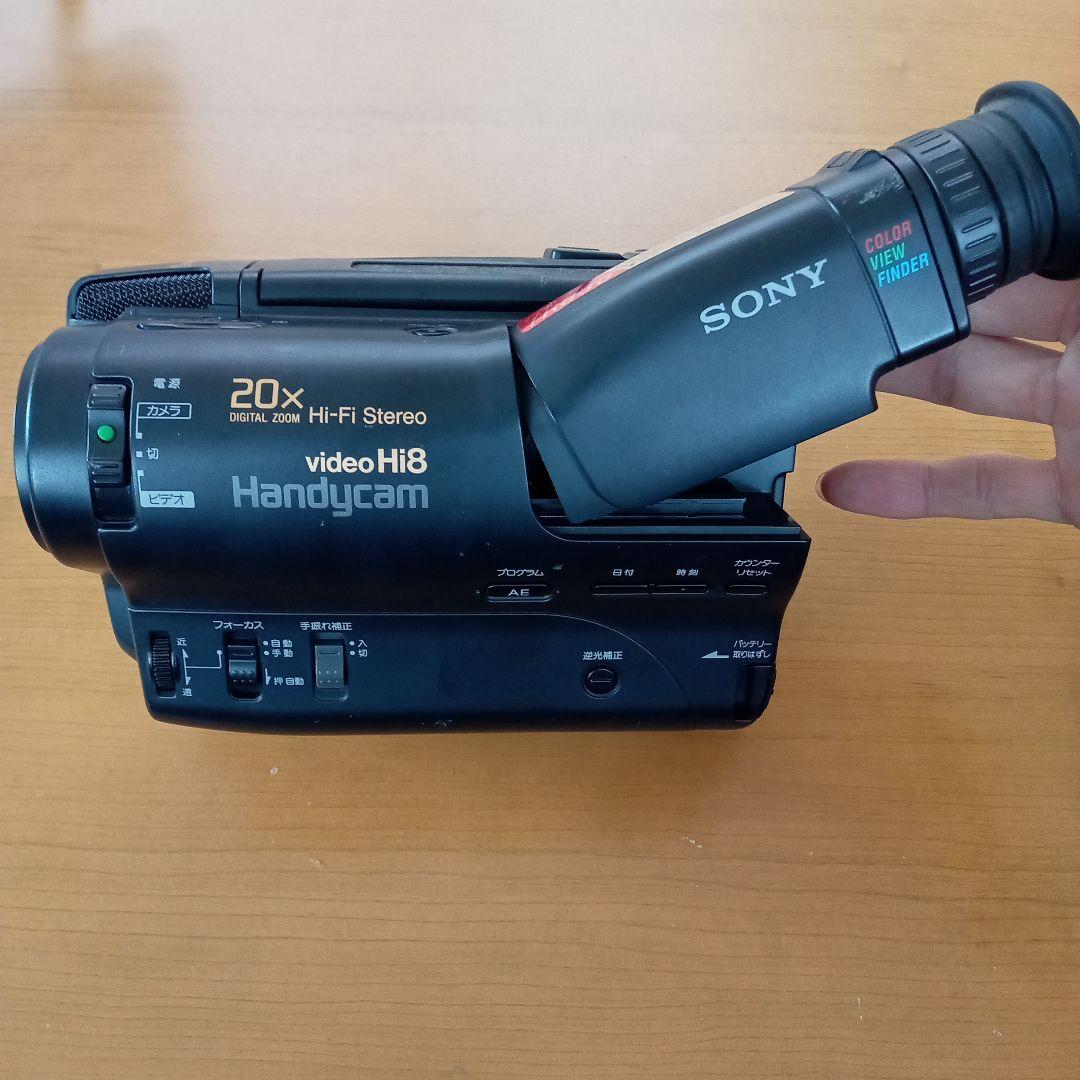 希少美品】SONYソニー Hi8 8ミリビデオカメラ CCD-TR830