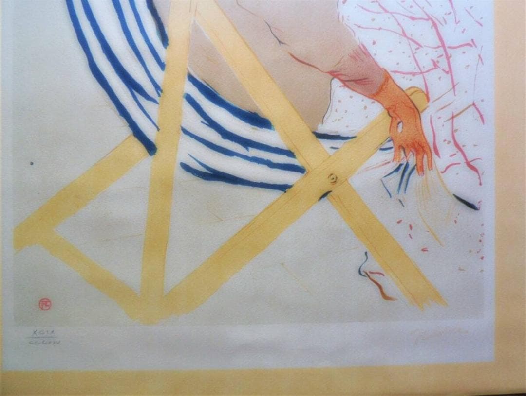 トゥールーズ　ロートレック　リトグラフ限定版　大判75ｘ45ｃｍ