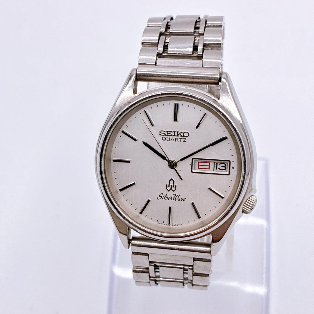 SEIKO シルバーウェーブ 8229-7030 白文字盤 SUWA 1982年