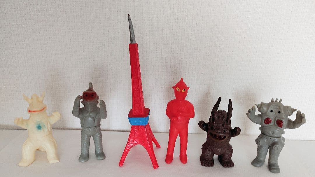 【激レア】ウルトラセブン ソフビフィギュア ミニ怪獣シリーズ ブルマァク 当時物