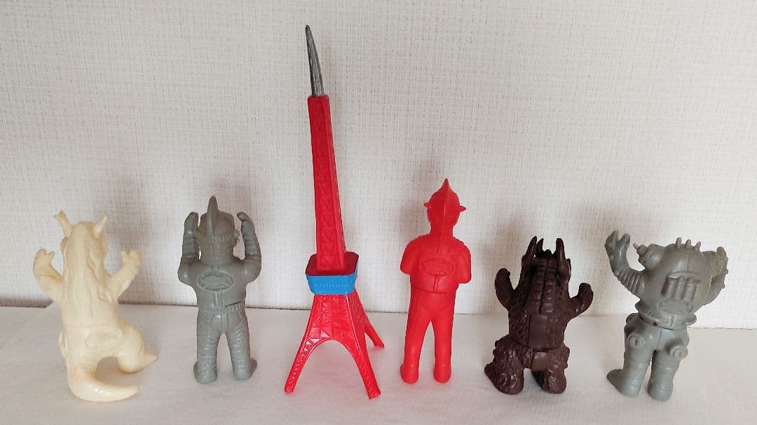 【激レア】ウルトラセブン ソフビフィギュア ミニ怪獣シリーズ ブルマァク 当時物