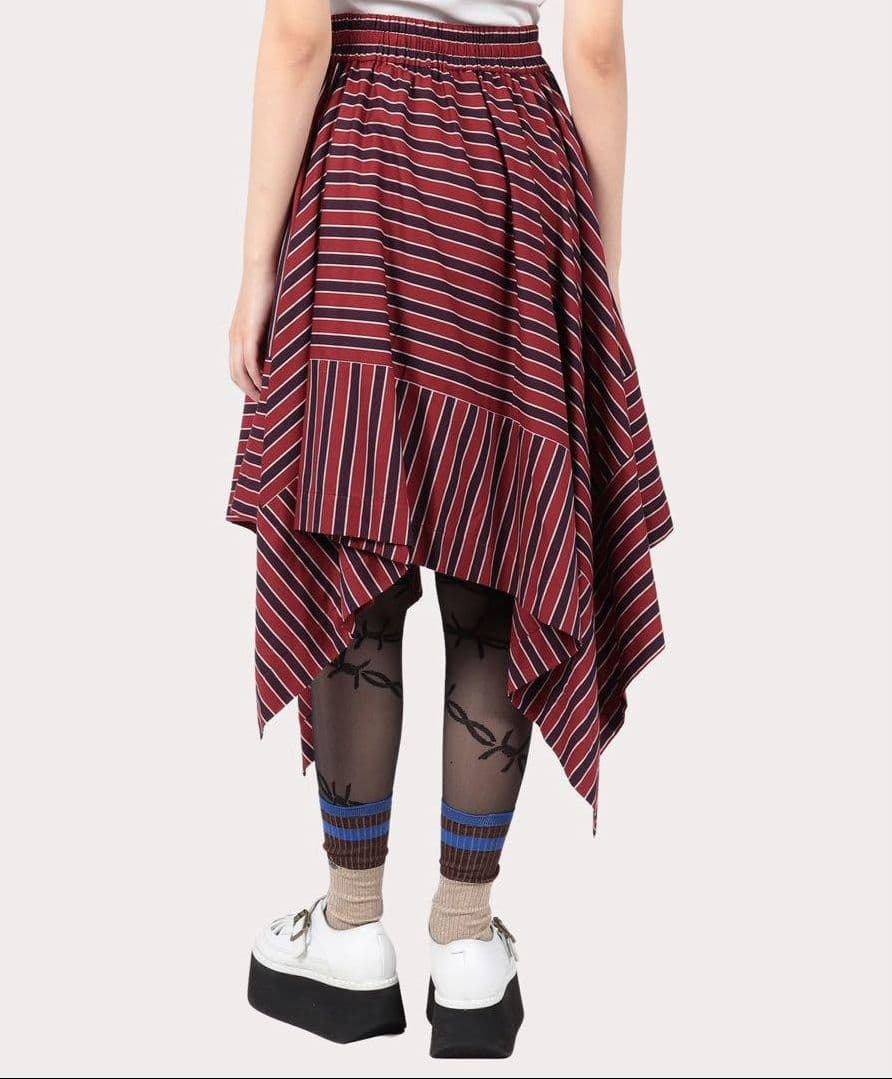 【希少】ヴィヴィアンウエストウッド　アシンメトリースカート　変形　ボーダー