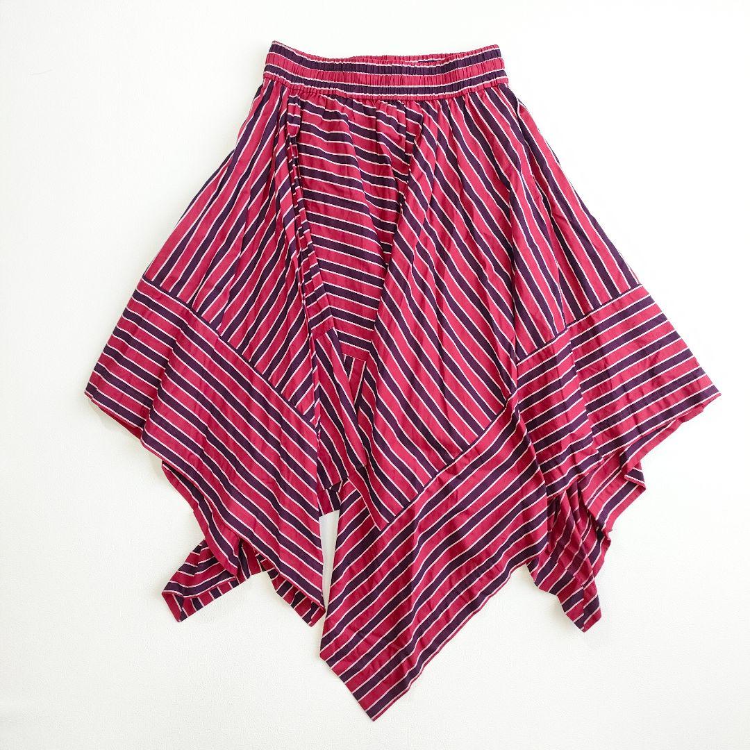 【希少】ヴィヴィアンウエストウッド　アシンメトリースカート　変形　ボーダー