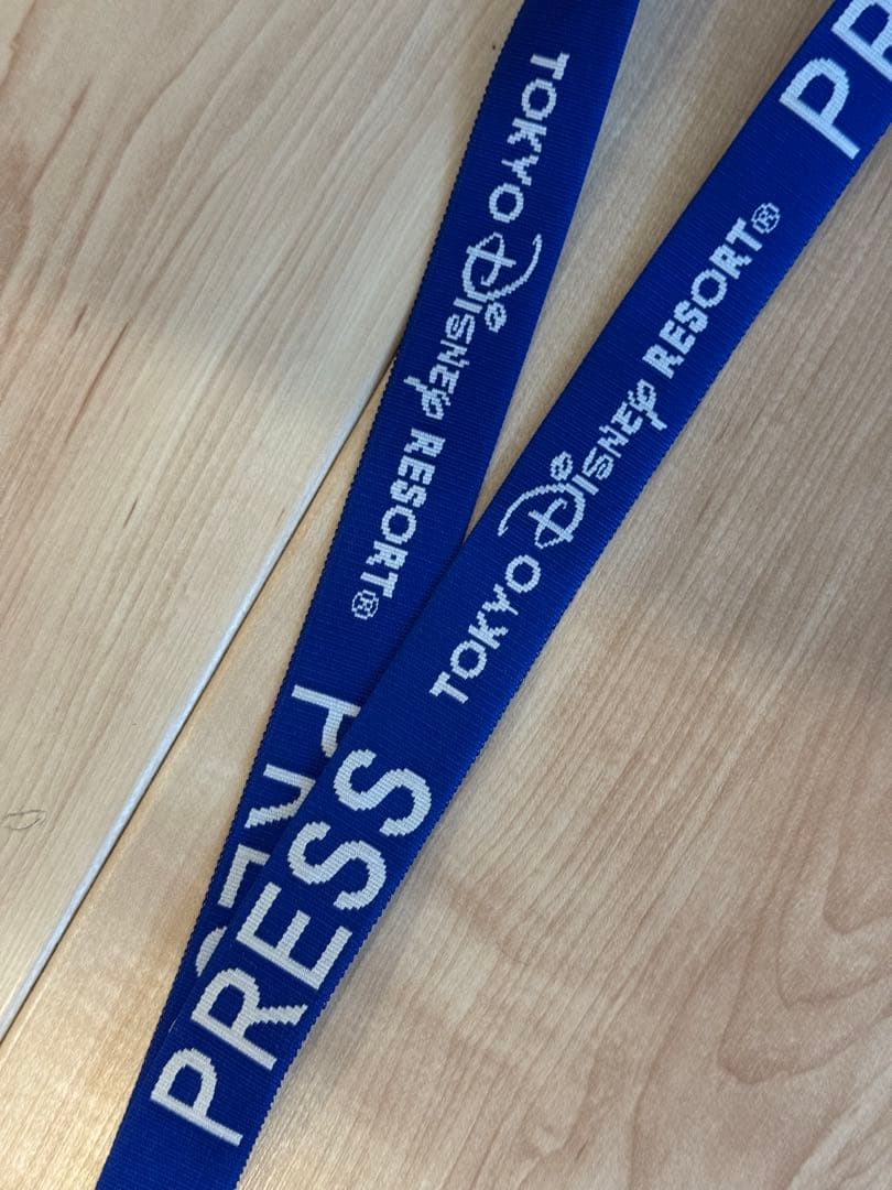 【激レア】ディズニーリゾート イクスピアリ開業 報道関係者専用　ネックストラップ