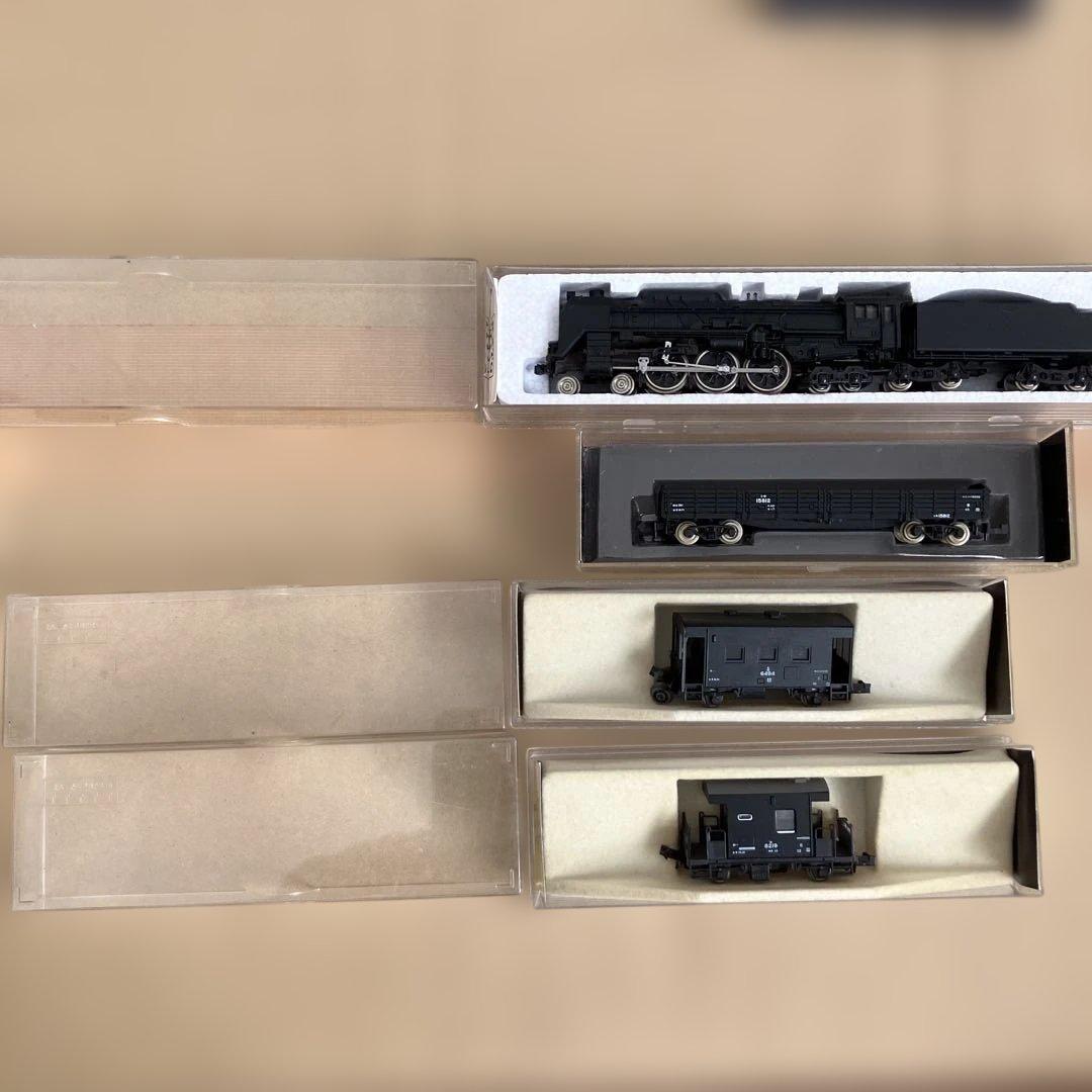 KATO C62蒸気機関車と貨車セット
