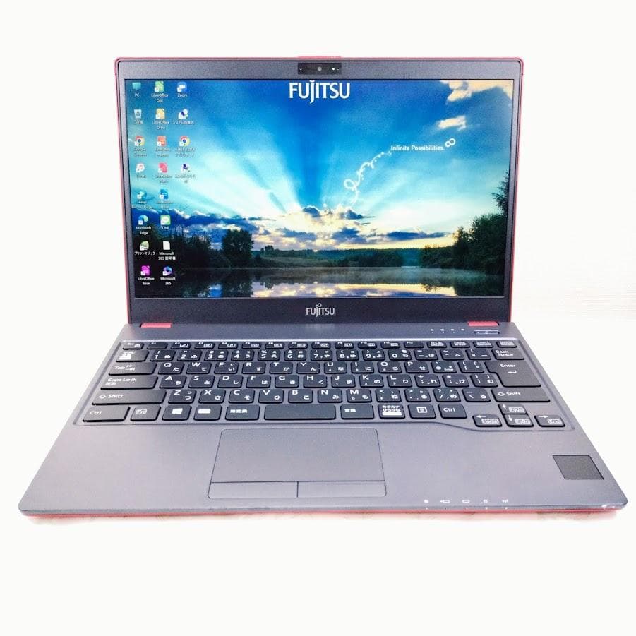 薄型】富士通ノートパソコン/軽量/爆速SSD/Win11/カメラ/学生社会人