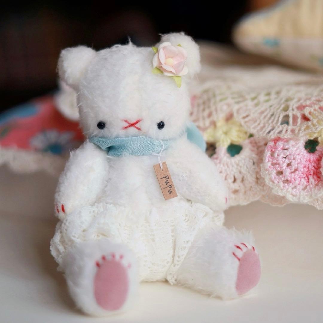 人気作家様 アーティストベア ぬいぐるみ ベア ♡moriのえほんさまぶち