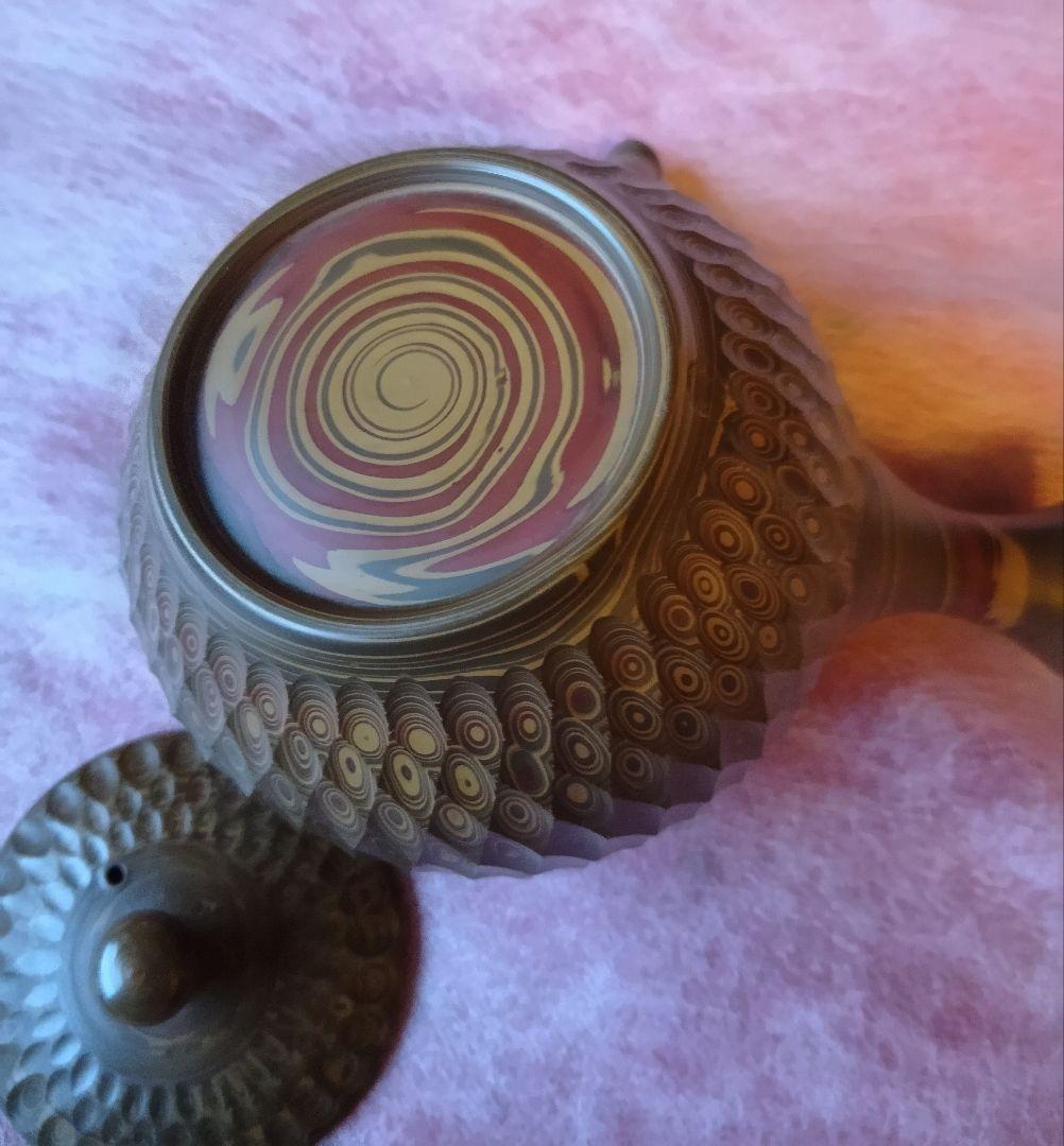 常滑焼 急須 友仙 丸練込 網目カット - メルカリ