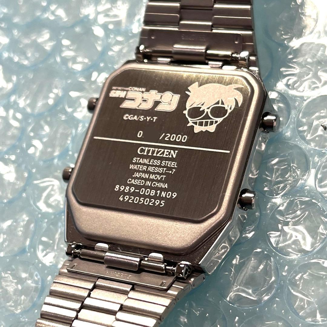 江戸川コナン 名探偵コナン グッズ CITIZEN コラボ ウォッチ 腕時計