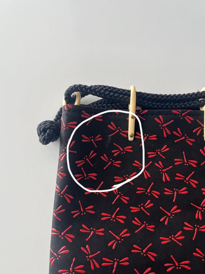 【新品未使用】【匿名配送】印傳　巾着