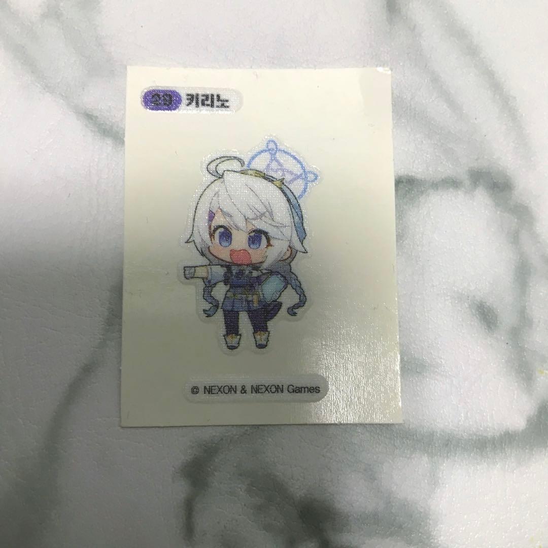 ブルーアーカイブ ブルアカ 韓国 GS25コラボ パン ステッカー キリノ