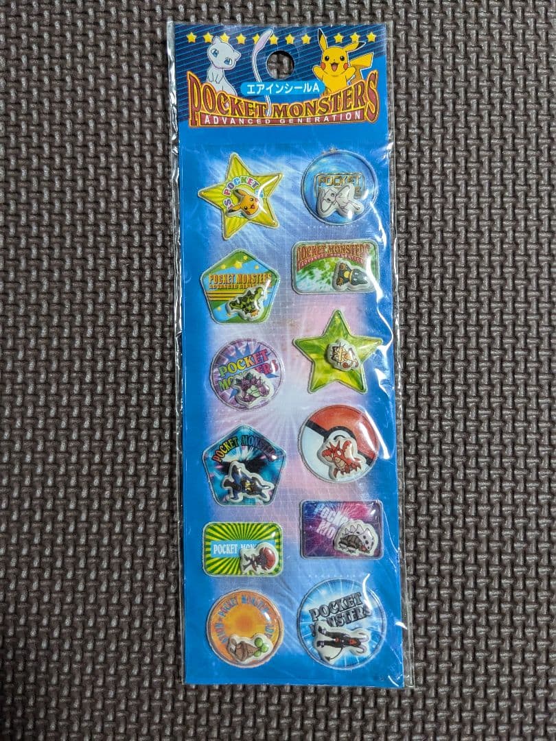 ポケットモンスター ポケモン エアインシール レアレトロ 当時物