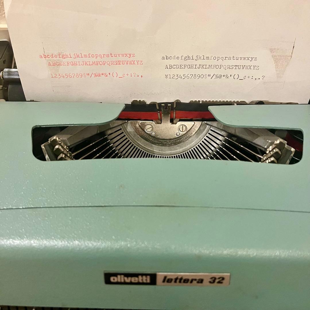 昭和レトロ】タイプライターGUCCI(グッチ)×オリベッティLettra32