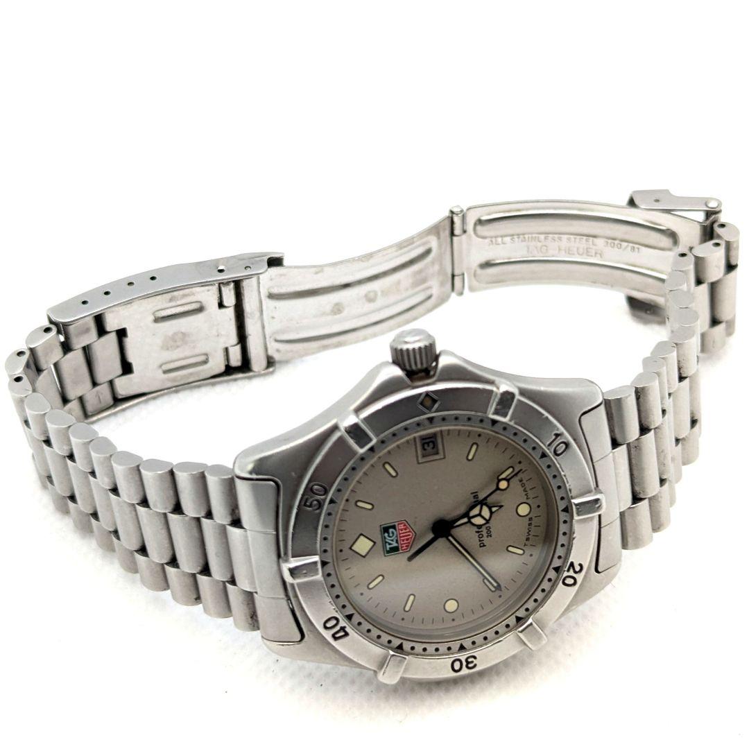 【新品電池交換済】TAG HEUER プロフェッショナル ホワイト文字盤 腕時計