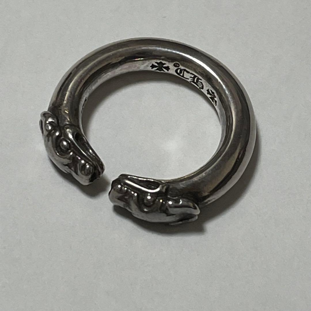 CHROME HEARTS クロムハーツ ダブルドッグ リング シルバー