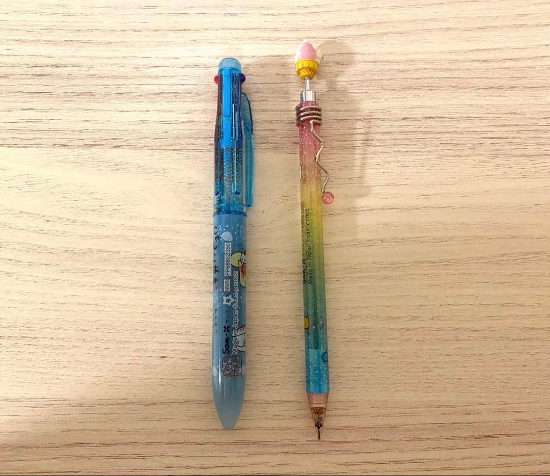 にゃんにゃんにゃんこ　サンエックス　シャーペン　ボールペン　セット　平成レトロ