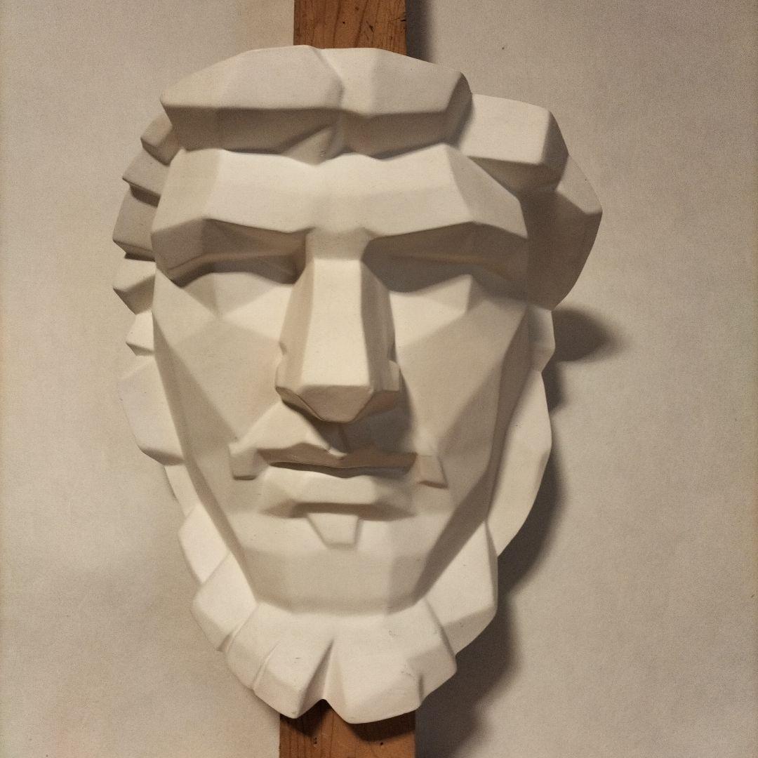 石膏像 ルキウス大顔面 面取り 美大受験 - メルカリ