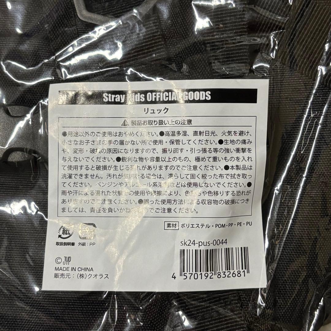 Stray Kids POPUP BACKPACK リュック 新品未開封