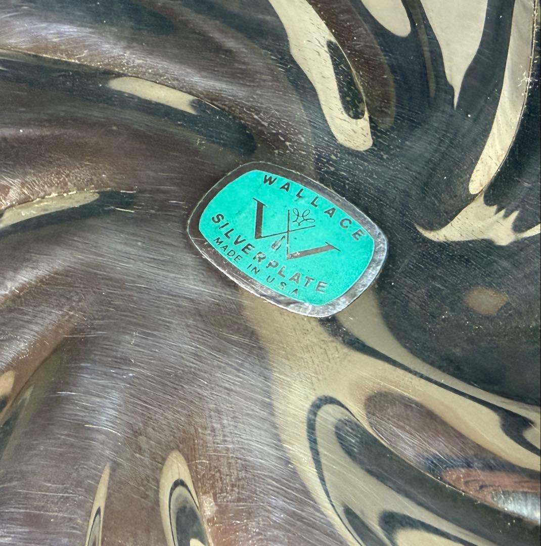 Wallace ウォレス シルバープレート ヴィンテージ 銀のトレイ - メルカリ