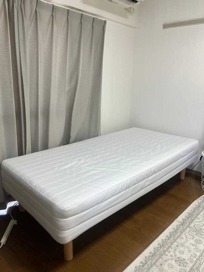 【無印良品】脚付マットレス　ポケットコイル シングル ※送料込み