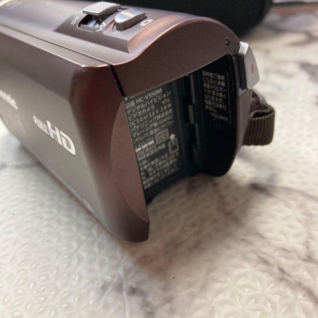 Panasonic HC-V520M ビデオカメラ ケース付【43b99322】