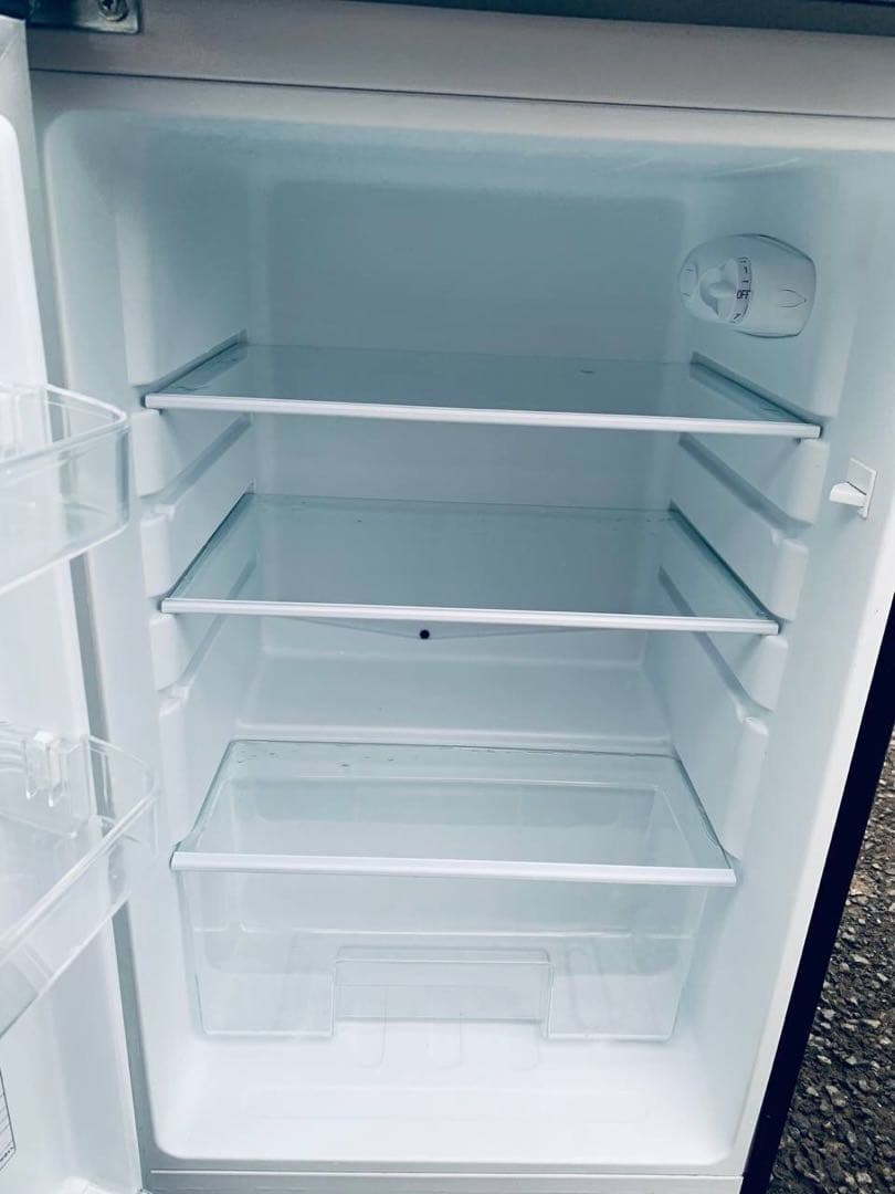 ♦TOHOTAIYO 2ドア冷凍冷蔵庫【2019年製】TH-118L2-BK