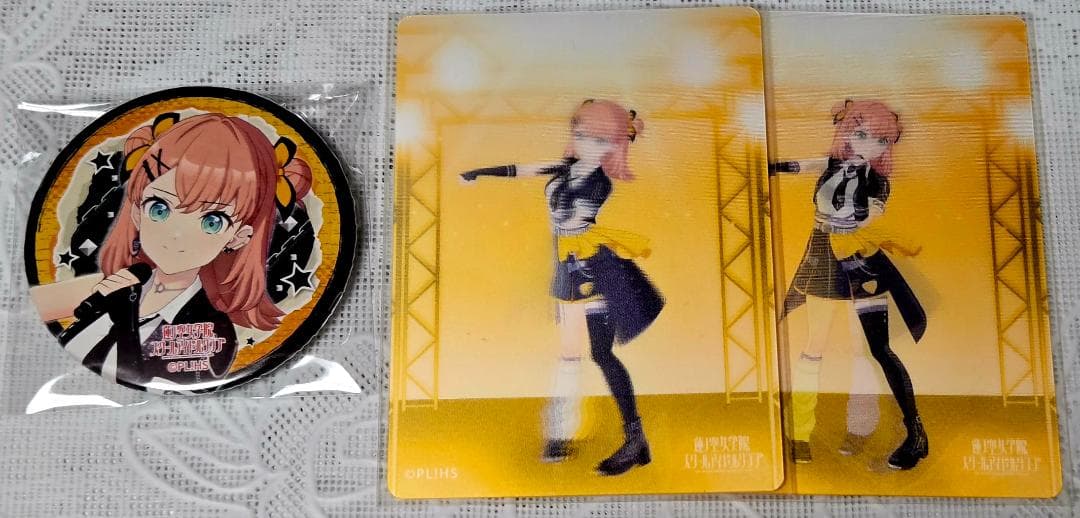 日野下 花帆セット 缶バッジ＆レンチキュラーカード 蓮ノ空FesReC