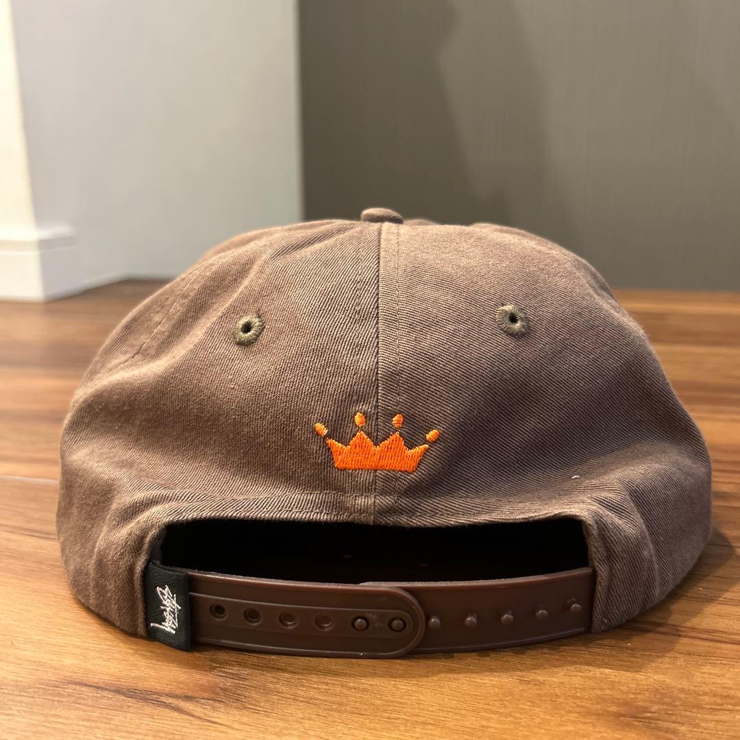 STÜSSY ブラウンキャップ SPORT - メルカリ