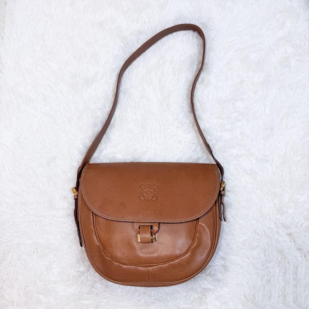 美品✨LOEWE ロエベ　アナグラム　ショルダーバッグ　ヴィンテージ