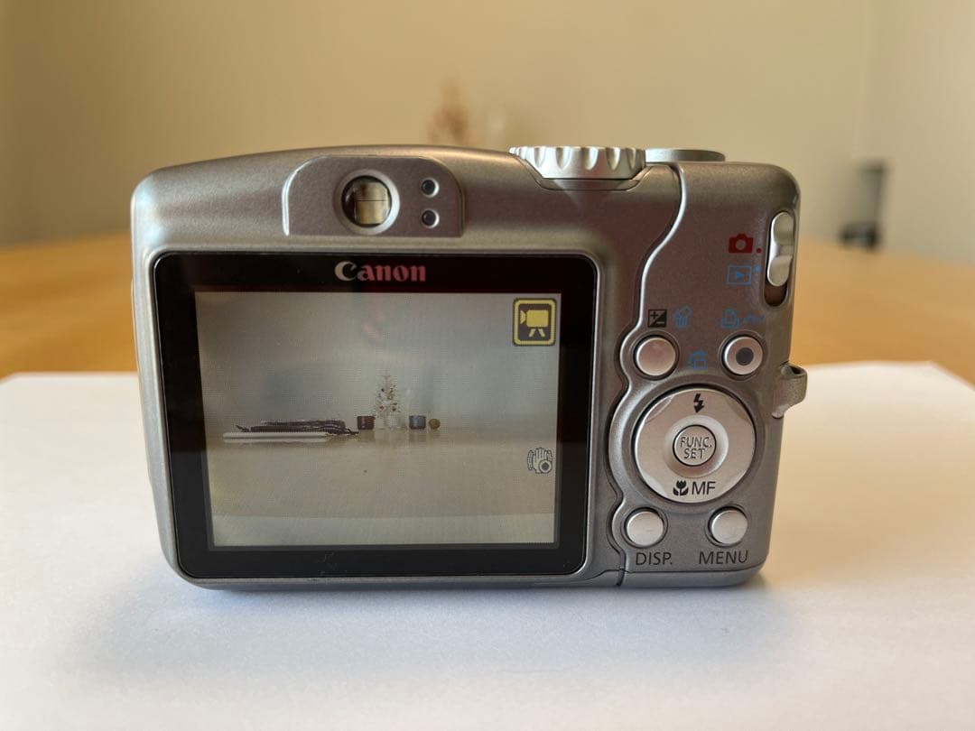 レトロ 古いデジカメ Canon PowerShot A710 IS 動作確認済