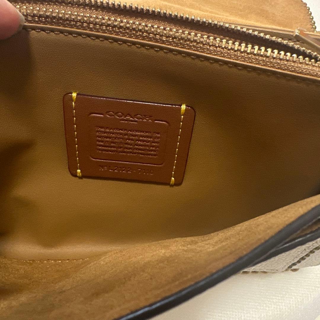 COACH コーチ ウィズ ビーズ タビー チェーンウォレット バッグ