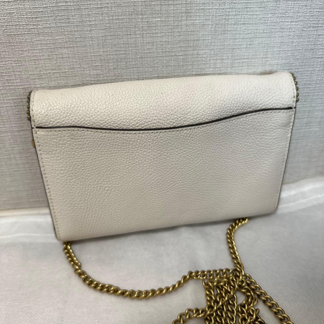 COACH コーチ ウィズ ビーズ タビー チェーンウォレット バッグ