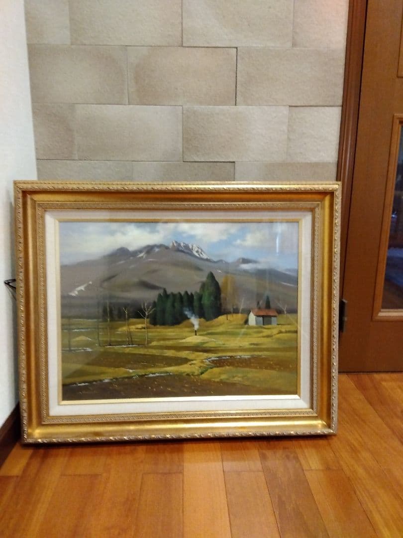 油絵　妙高山廬　ｐ１２