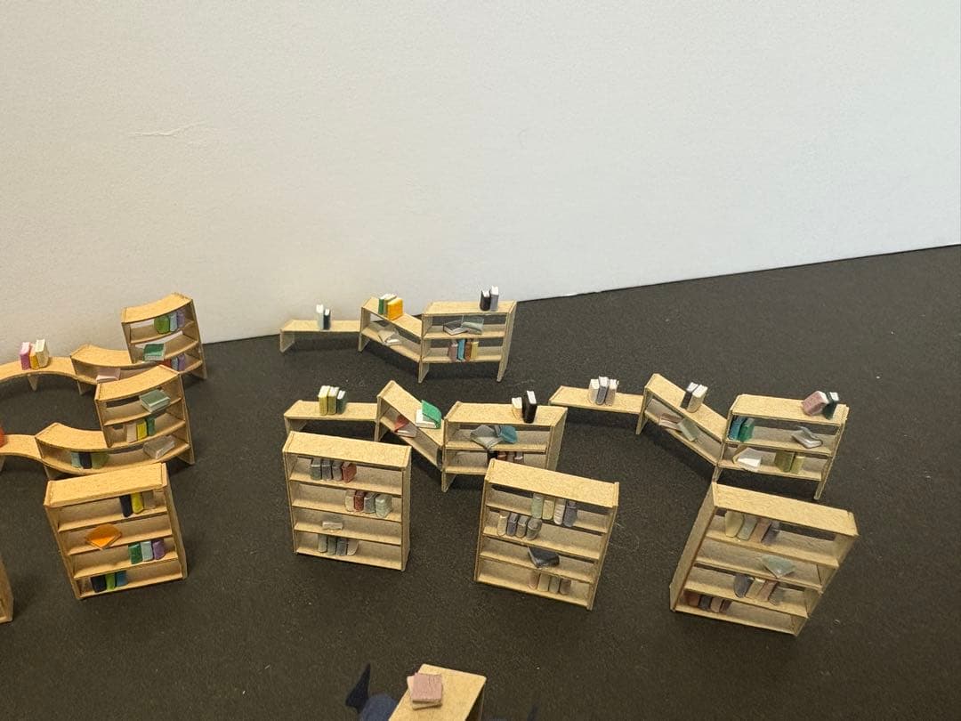 建築模型添景 1/100 スタディスペースセット