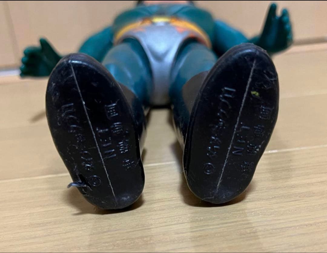 レア希少！！旧バンダイ デビルマン 笛付き ソフビ BANDAI 昭和レトロ