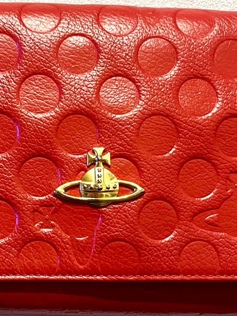 ヴィヴィアン☆ ショルダーバッグ　クロスボディ　斜めがけポーチ　オーブ　赤2