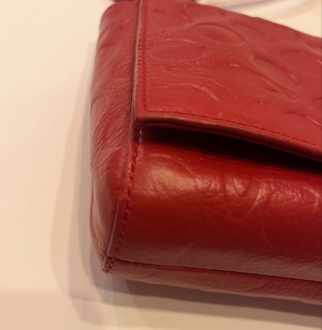 ヴィヴィアン☆ ショルダーバッグ　クロスボディ　斜めがけポーチ　オーブ　赤2