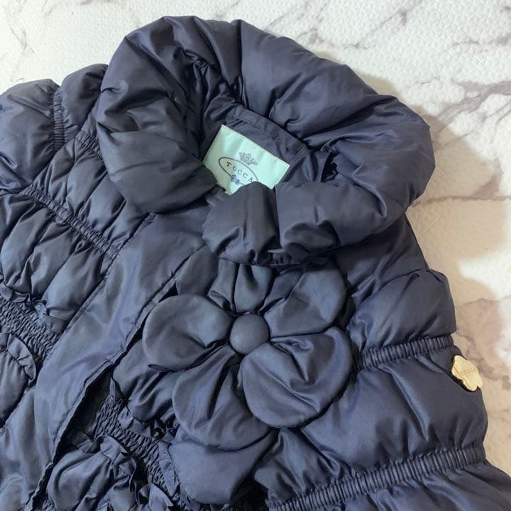 TOCCA ダウン コート90 ネイビー 女の子