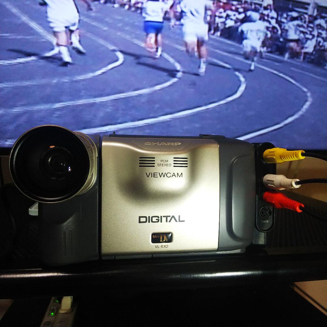 ★再生可能 SHARP ミニ DV ビデオカメラ VL-EX2