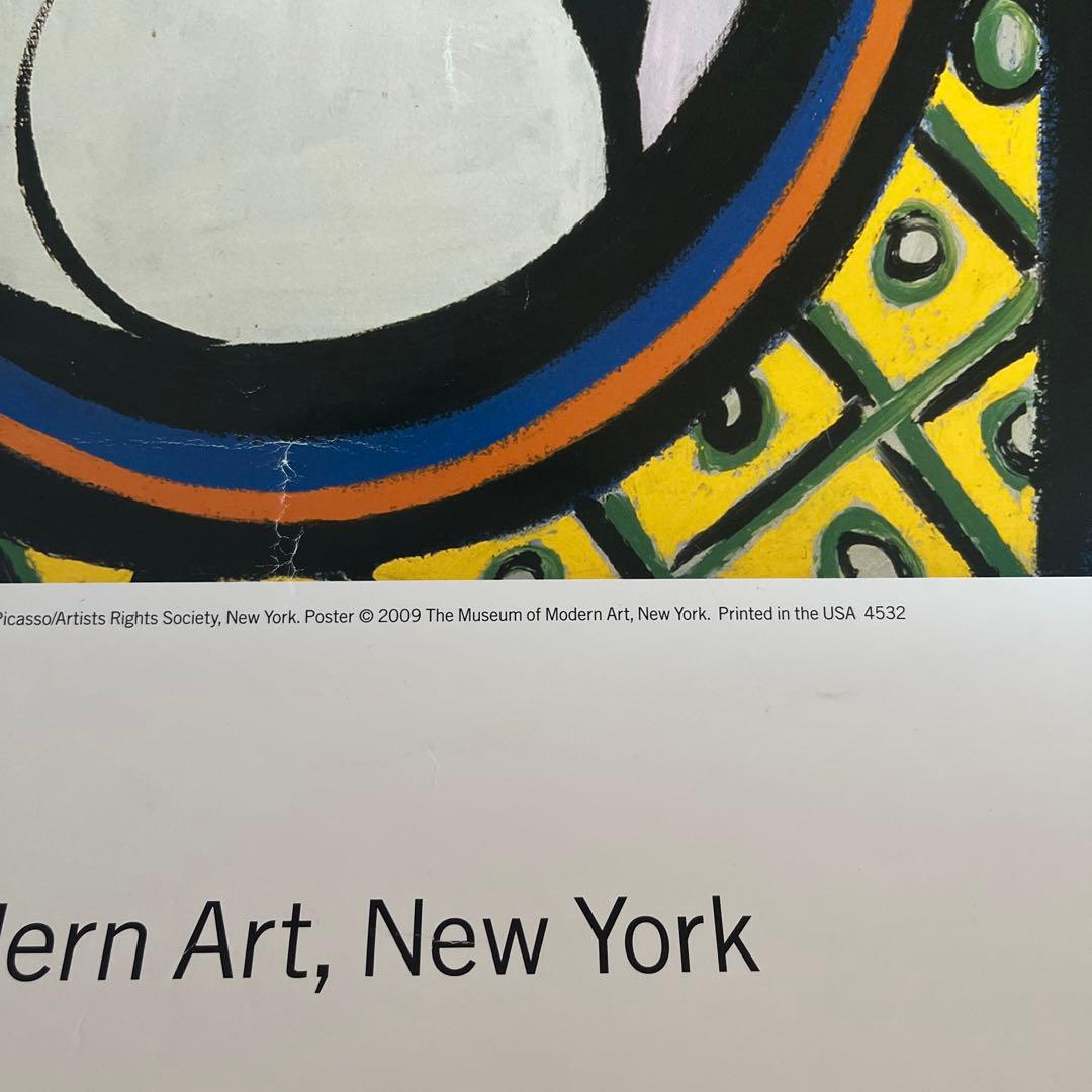 パブロ・ピカソ【鏡の前の少女】 ニューヨークMOMA公式ポスター 09年US印刷