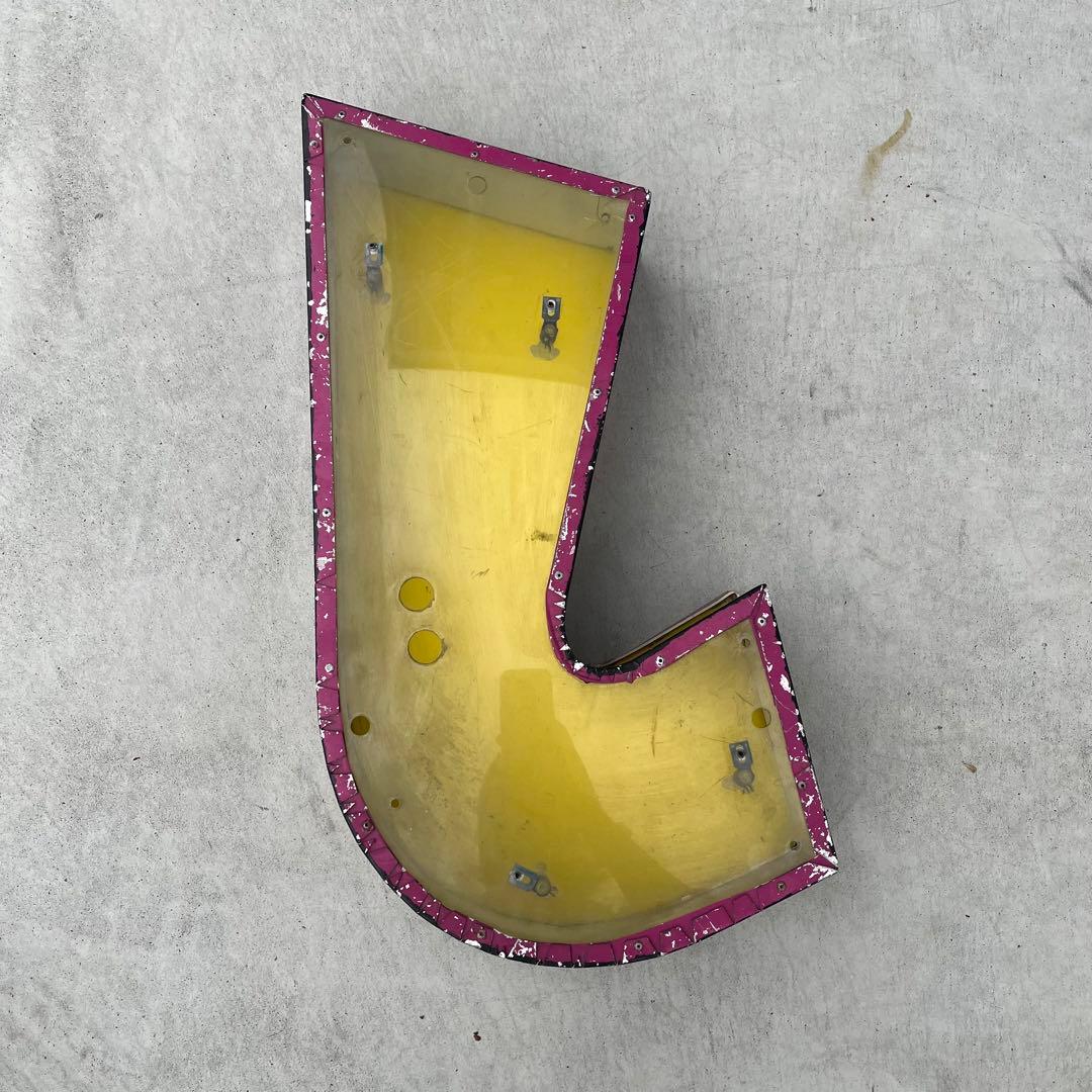 J 看板 アルファベット レターサイン 文字 アメリカ ビンテージ