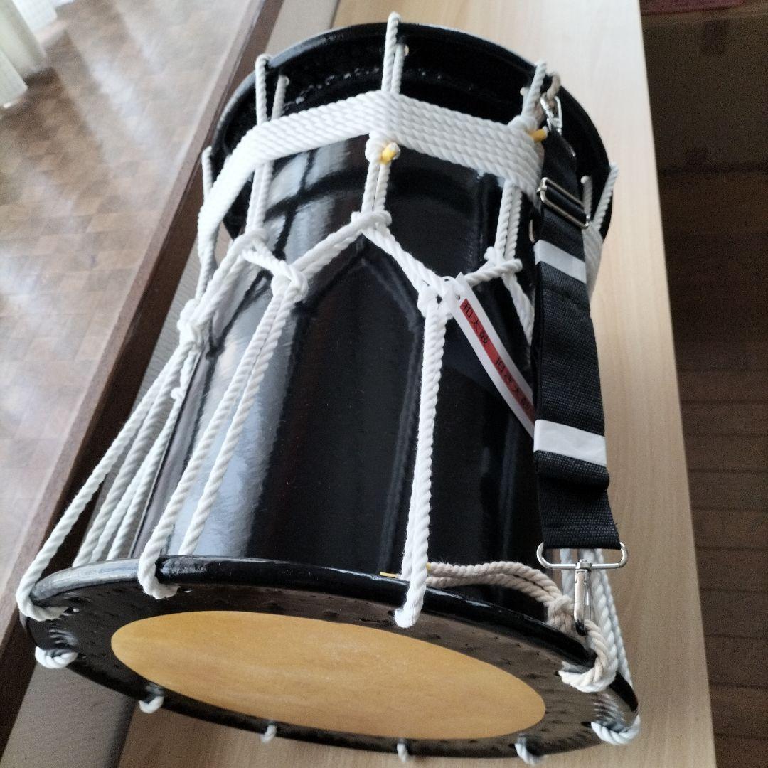 ミズキ様ご依頼商品」担ぎ太鼓 和太鼓 天然皮革 ストラップ付き 中古品