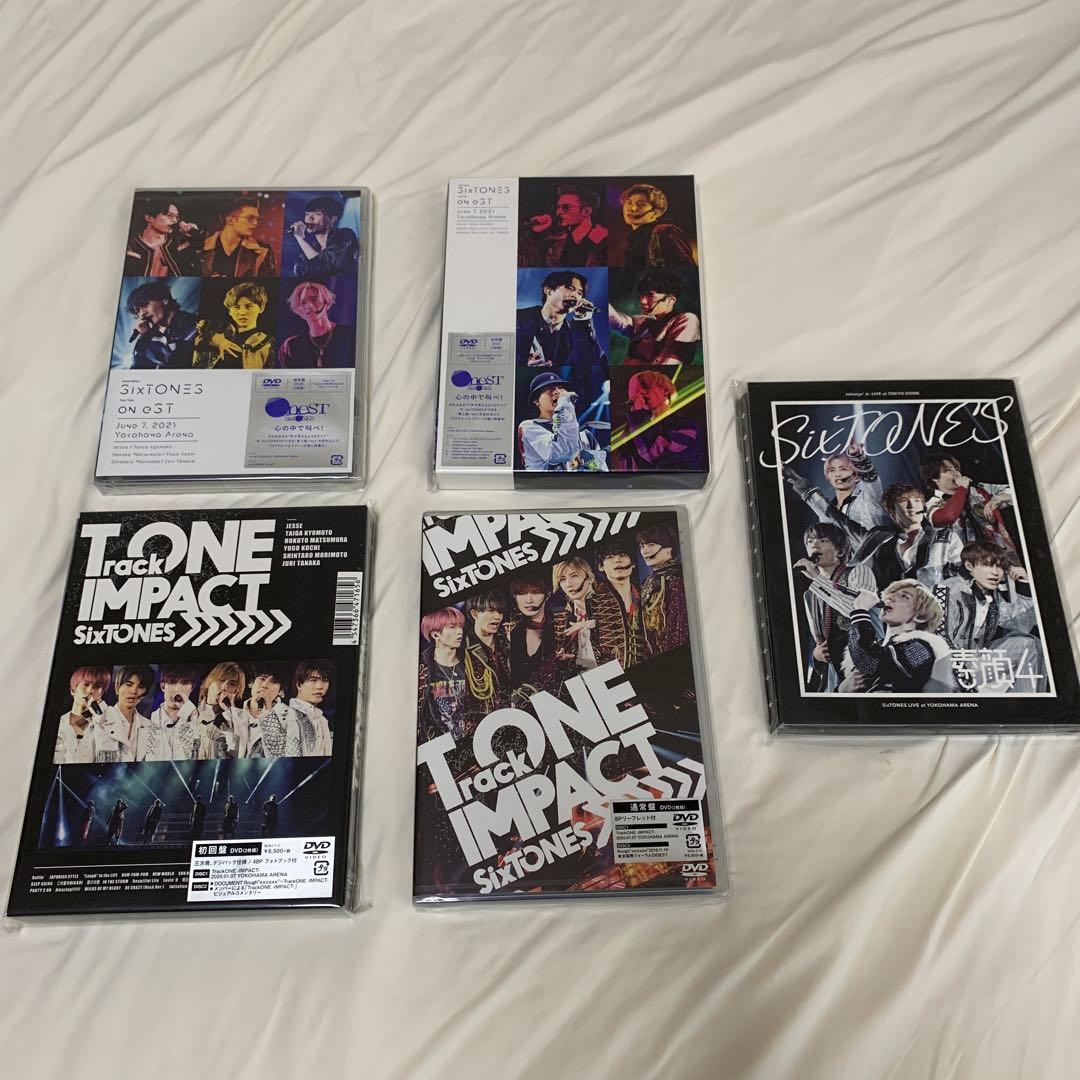 SixTONESライブDVDまとめ売り 5枚 DVD SixTONES ライブ DVD まとめ売り