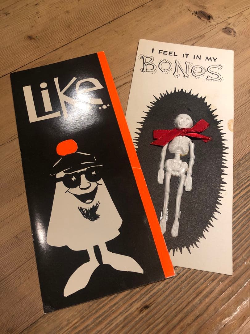 ビンテージ　スカル　髑髏　骸骨　モンスター　ハロウィン　ミッドセンチュリー